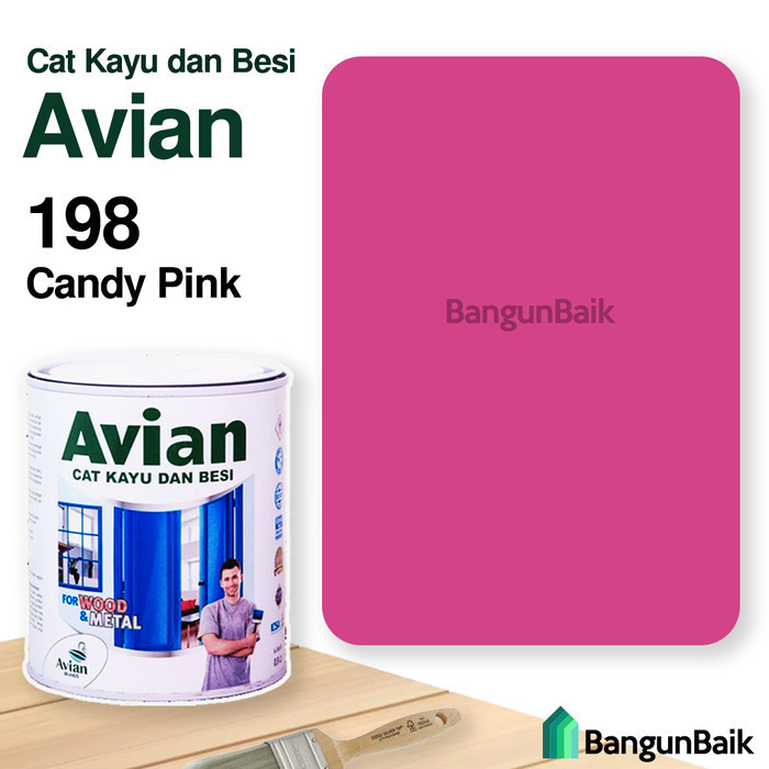 Produk Avian 198 Candy Pink / Cat Minyak Kayu & Besi
