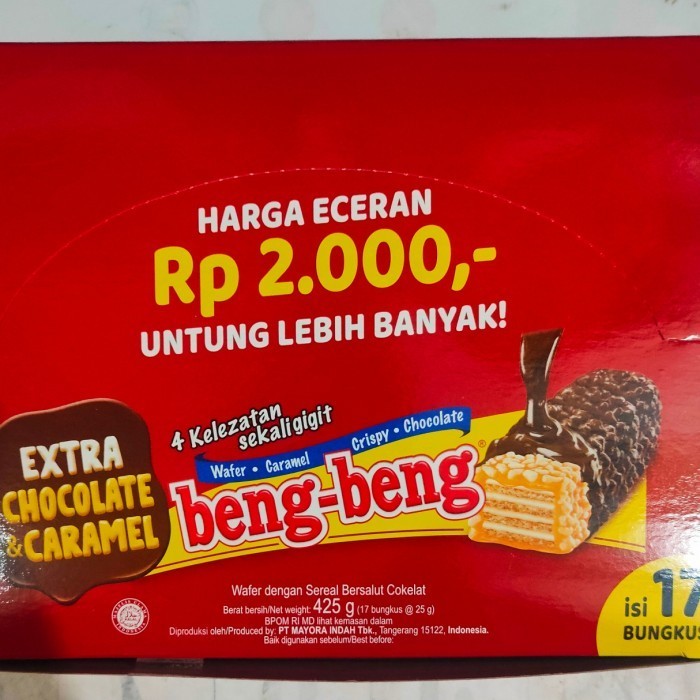 

TERJAMIN BENG BENG HARGA PER 1 BOX (ISI 20 PCS KEMASAN)