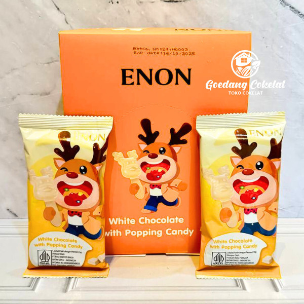 

Enon Coklat Cokelat Chocolate With Popping Candy 1 Box Isi 15 Sachet x 15g