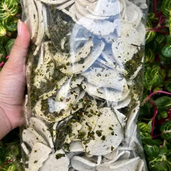 

LIMITED EDITION Keripik Basreng Pipih Daun Jeruk Original 1 Kilo Gram