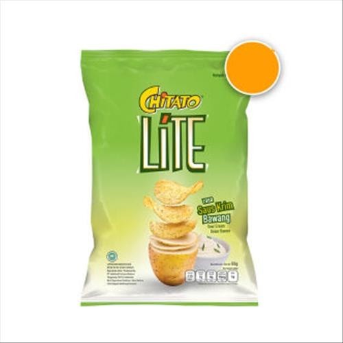 S53363 CHITATO LITE SAUS KRIM BAWANG SNACK 68GR MAJU BERSAMA (20250504)