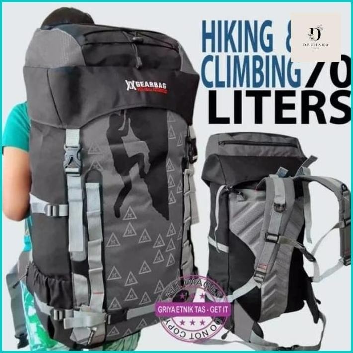 OUTDOOR Tas ransel gunung 70 liter-Tas camping-Tas carier