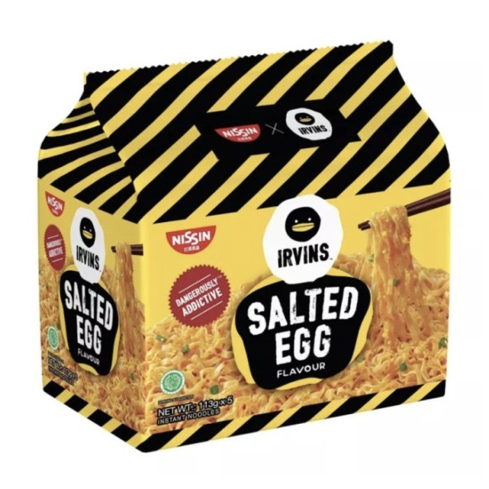 

TERMURAH Nissin Irvins Noodle Salted Egg Original Spicy 5sX113g