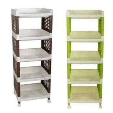 STOK TERBATAS Rak Yoyo 5 susun rak serbaguna 5 Roda multifungsi