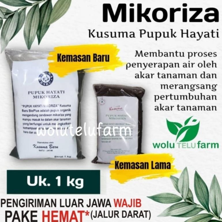 Promo Spesial Pupuk Mikoriza Kusuma Pupuk Hayati 1 Kg Io-98