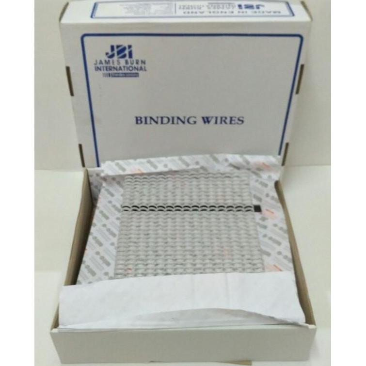 

Spiral Kawat F4 3:1 No. 9 (9/16") JBI - Putih (Box Isi 100 Batang)