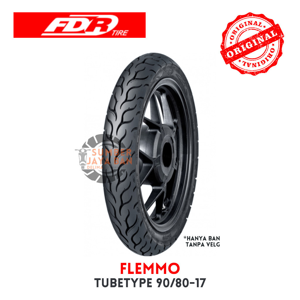 (bukan tubeless) FDR Flemmo 90/80-17 Tubetype Ring 17 90/80 SJB