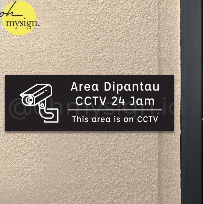 

BIG SALE SIGN BOARD AREA DIPANTAU CCTV 24 JAM | SIGN PRINTED LABEL SIGNAGE !!!!!