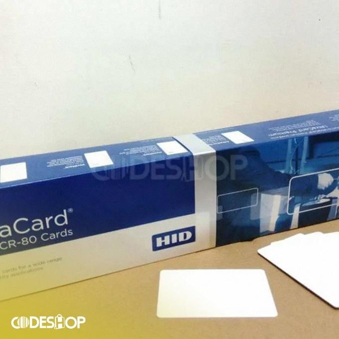 

(100 PCS) KARTU PVC ID CARD POLOS ULTRACARD HID NOCO CR80 ECER