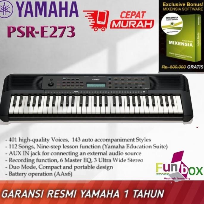 Keyboard Yamaha Psr E 273 Original / Psre273 / Psr E273 / Psre 273