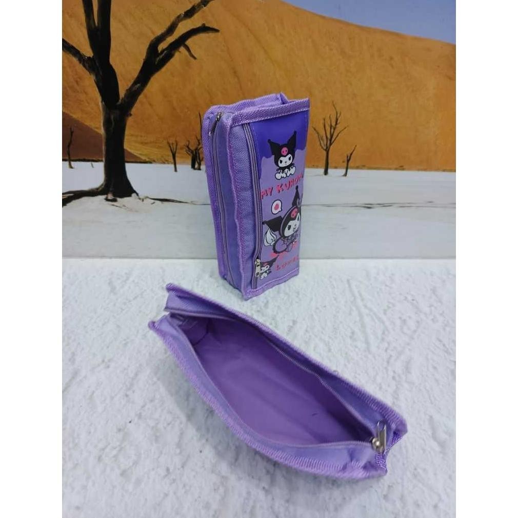 

Sale Kotak Pensil Kain 2 Resleting Pencil Case Karakter Oval