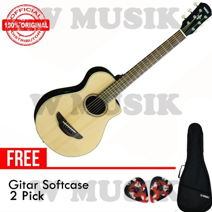 Yamaha Gitar (3/4) Apx T2/ Apxt2/ Apx-T2 - Nt+Softcase + 2 Pick