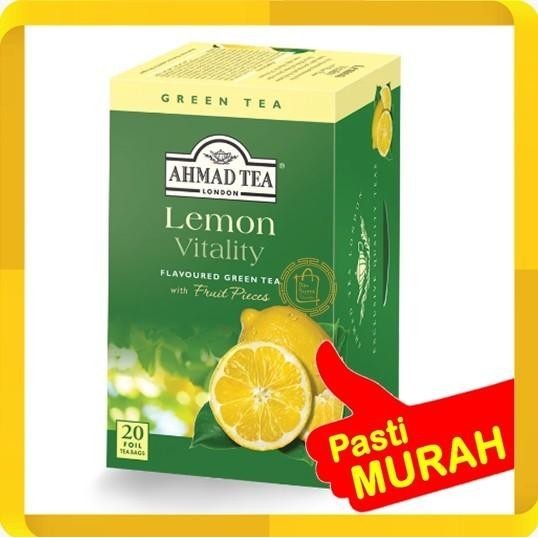 

GREEN TEA AHMAD TEA LEMON VITALITY WITH FRUIT PIECES TEH AHMAT 20S 40G Kualitas Terbaik