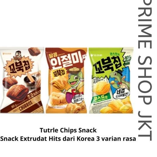 

Sna Turtle Chips Korea 80Gr Makanan Ringan Kobuk Kura Kura Korean