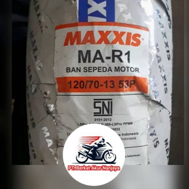 Maxxis MA-R1 120/70-13 Ban Nmax Import tubeless BONUS Pentil