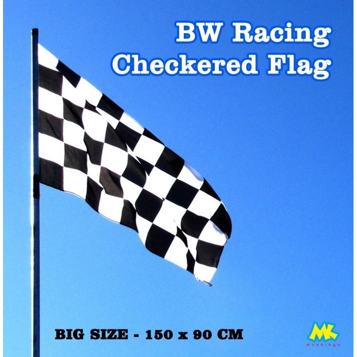

Terlaris Bendera Racing / Checkered Flag ukuran besar SALE