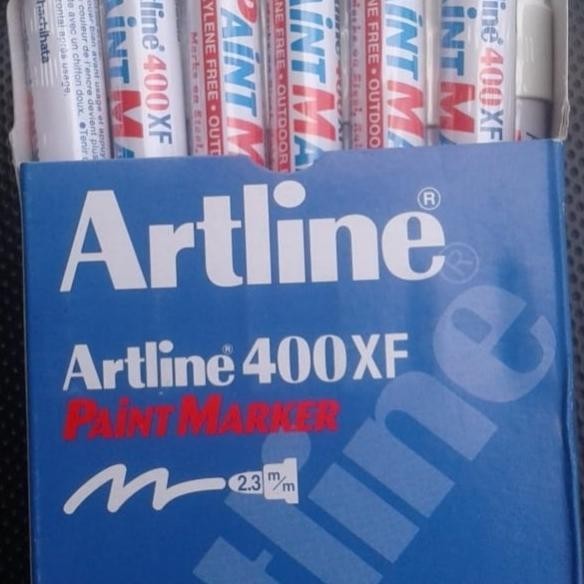 

Spidol Permanent Paint Marker Artline White 400Xf Isi(12)