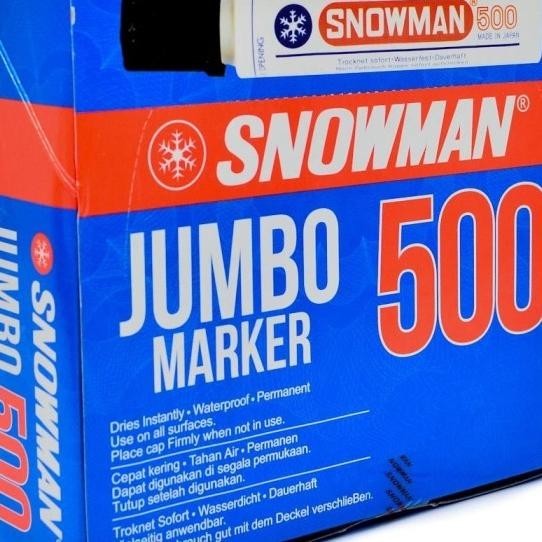 

Spidol Permanen Jumbo Snowman 500 (1 Lsn / 12 Pcs)