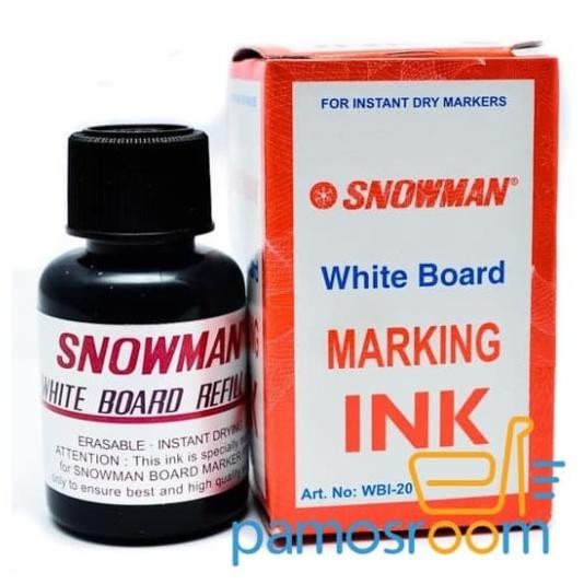 

Tinta Spidol Whiteboard / Non Permanen Snowman 3 Warna