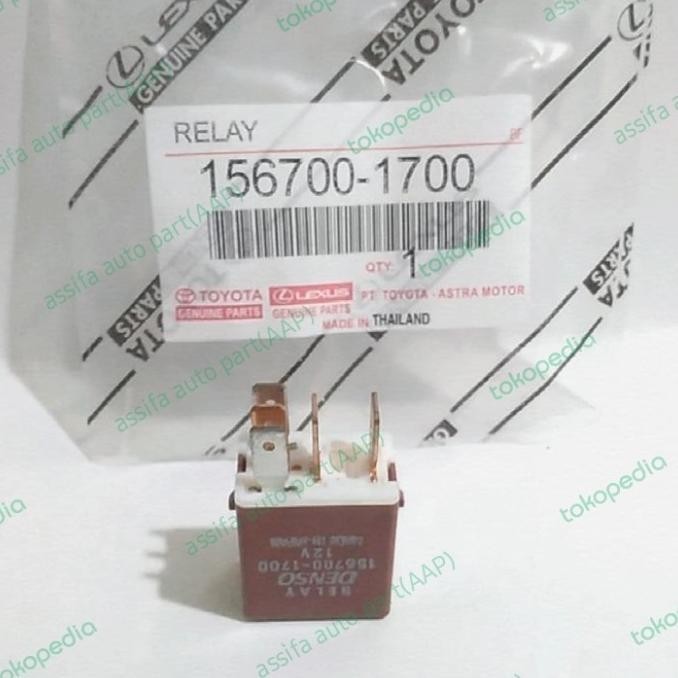 Relay Coklat Toyota 12V  Kaki 5  156700-1700 Gratis Ongkir