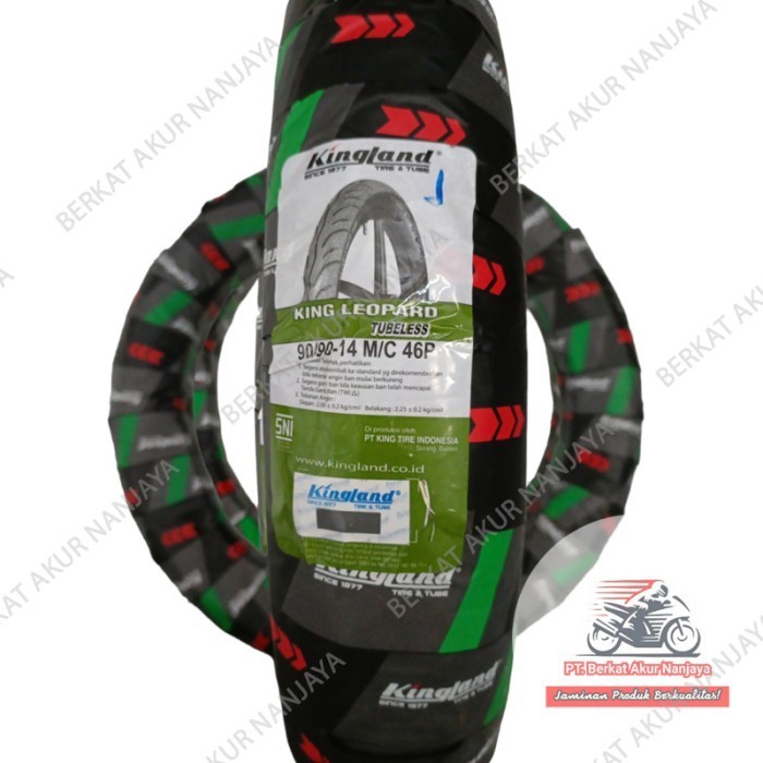 BAN KINGLAND LEOPARD 90/90 RING 14TUBELESS BAN BEAT VARIO BONUS PENTIL