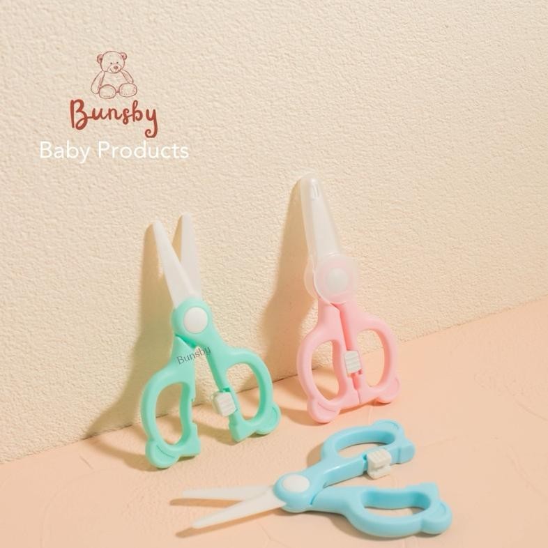 

Azq-16 Buns Premium Ceramic Scissors Set Jepitan Free Case | Gunting Keramik Makanan Anak Bayi Set Jepitan Anti Karat Original