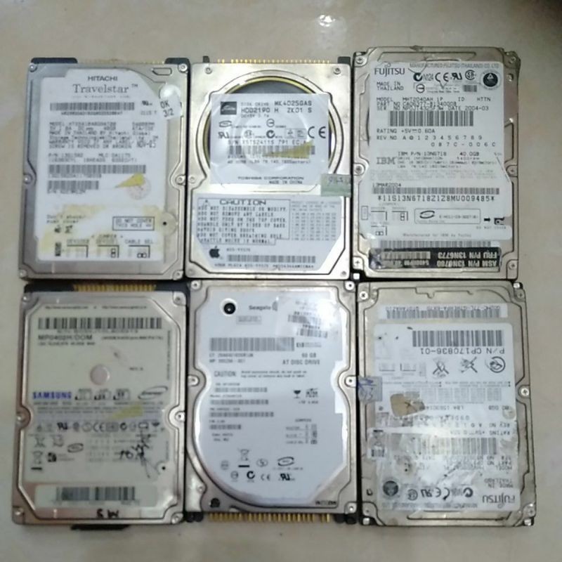 hdd 80gb 320gb 500gb sata ata laptop rusak jual apa adaya