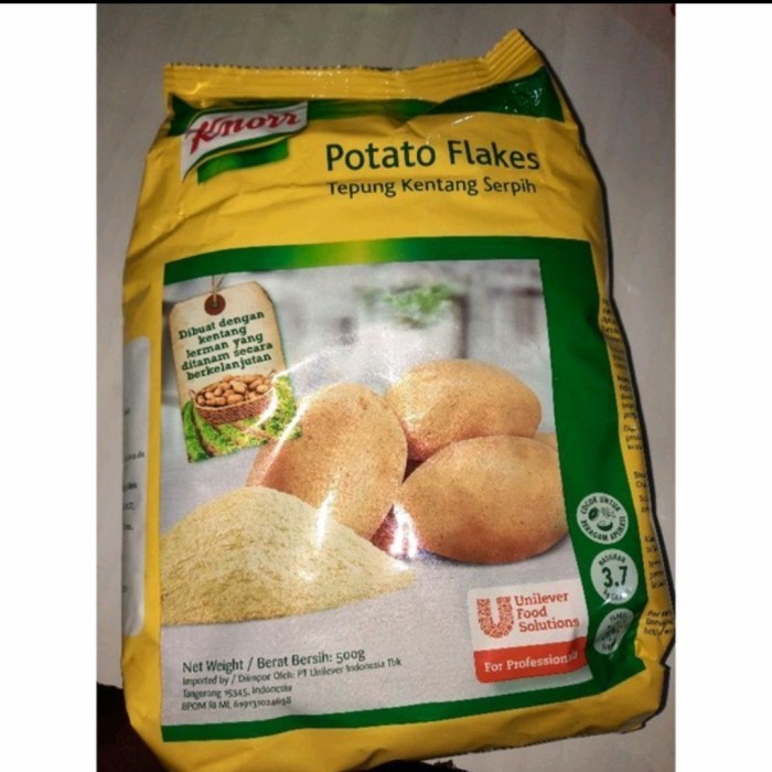 

Terbaru Knorr Potato Flakes (Tepung Kentang Serpih) 500 G 500Gr Promo Ready Stok