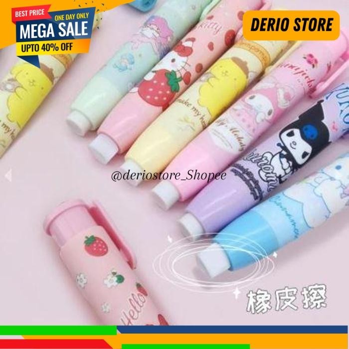 

PENGHAPUS PENSIL SANRIO MOTIF KARAKTER LUCU MODERN