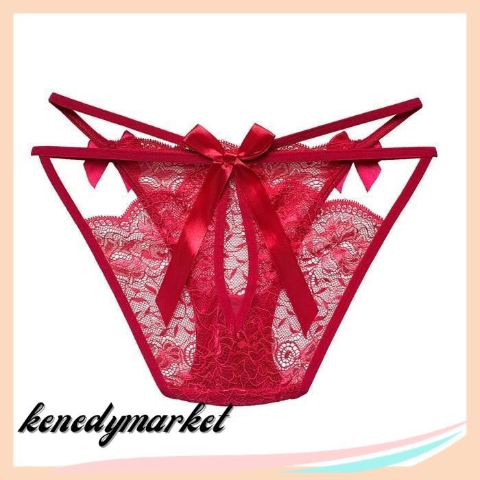 CELANA DALAM RENDA MID WAIST BUNGA NEW TRANSPARAN CD WANITA C TERDEPAN