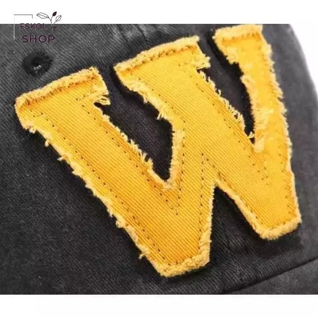 PROMO AGUSTUS Topi Baseball Cap Import Snapback Pria Wanita Topi W DISKON BESAR