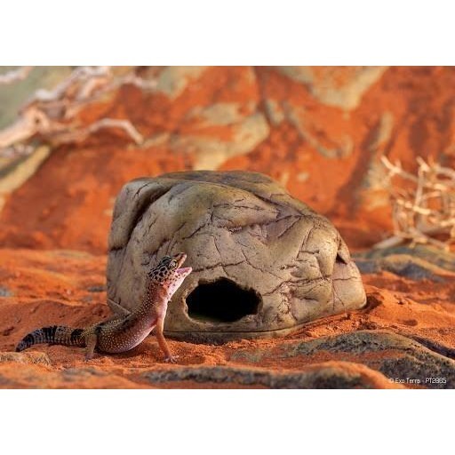 PROMO EXO TERRA GECKO HIDING CAVE TERRARIUM MEDIUM 13X16X10.5CM EXOTERRA