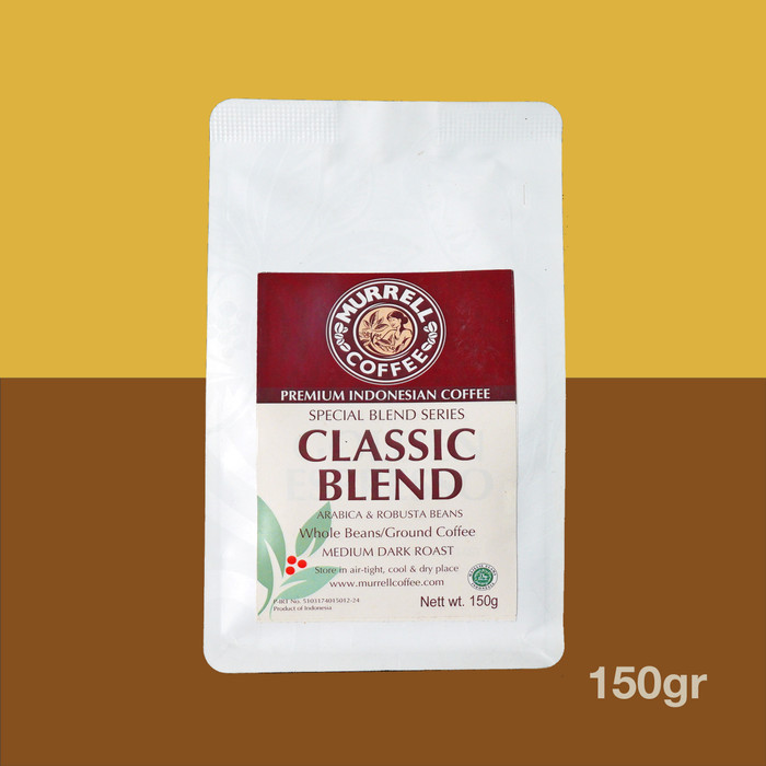 

Classic House Blend Kopi Premium Spesial Biji Bubuk Murrell Coffee
