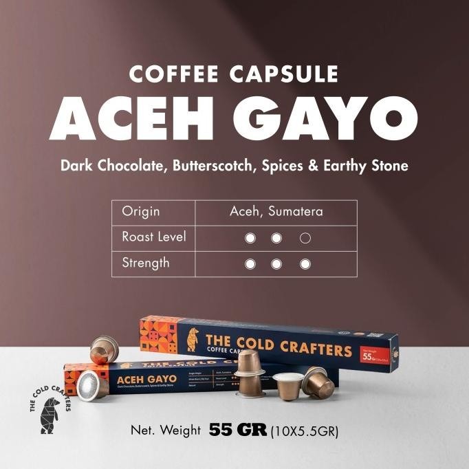 

Coffee Capsule / Kapsul Kopi - Aceh Gayo Nespresso Machine Compatible