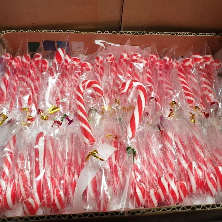 

VIRAL Permen Tongkat Natal - Candy Cane uk 7cm isi 50 ed-76