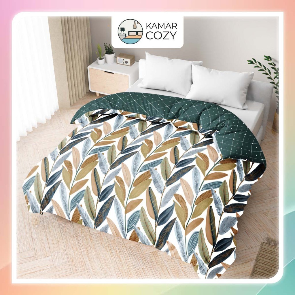 Kintakun DLUXE Bed Cover Only / Selimut Tebal / Comforter 180 x 200 King Telania Aesthetic Badcover 