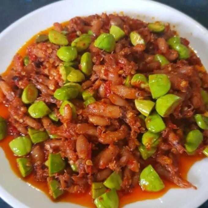 

Sambal Baby Cumi Sambel Baby Cumi Pete Pedas Maknyus Mantap 200 gr GS1