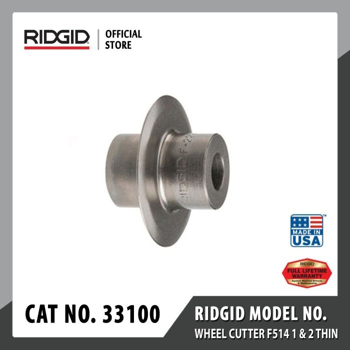 Produk RIDGID Wheel, Cutter F514 1 & 2 Thin-33100