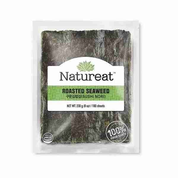 

NATUREAT NORI LEMBARAN (230GR) 100LBR, NORI RUMPUT LAUT 100% HALAL A9