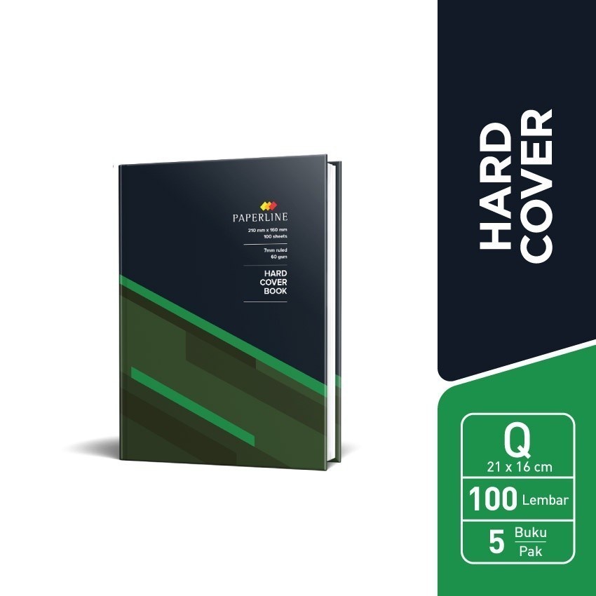 

[Pelangi Stationery] Paperline Hard Cover Pro Edition 100 Q - PPL HC PRO 100 Q