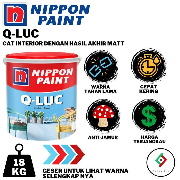 Q-Luc Cat Tembok Q Luc 18Kg Cat Tembok Nippon Paint Q Luc Cat Nippon