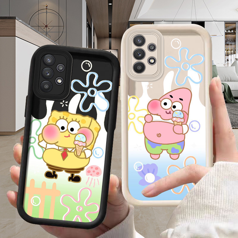 Patrick Star Soft Case untuk Samsung A52 A52S A73 A72 A71 A55 A54 A53 A51 A50 S A35 A34 A33 A32 A30 
