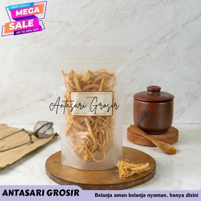

GINSENG ROOT AKAR SUPERFOOD YANG SHEN XU PREMIUM ORGANIK HERBAL STAMINA KERING 250 GR - 1 KG TERJAMIN BEST!!!