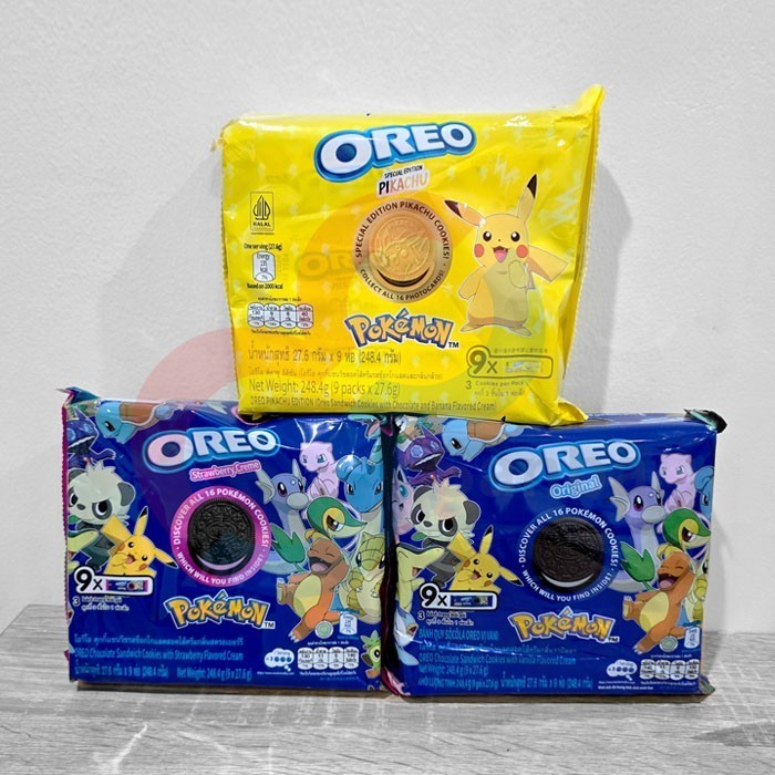 

STOK TERBATAS Oreo Pokemon Multipack 248,4 gr