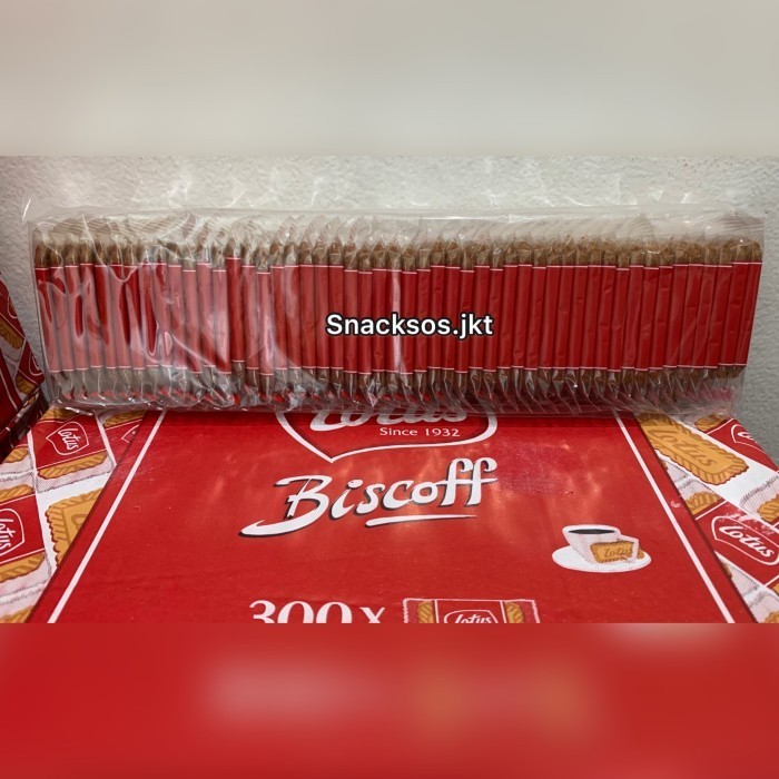 

TERLENGKAP Lotus Biscoff Biscuit Karamel Caramelised Biscuits 312gr isi 50pc