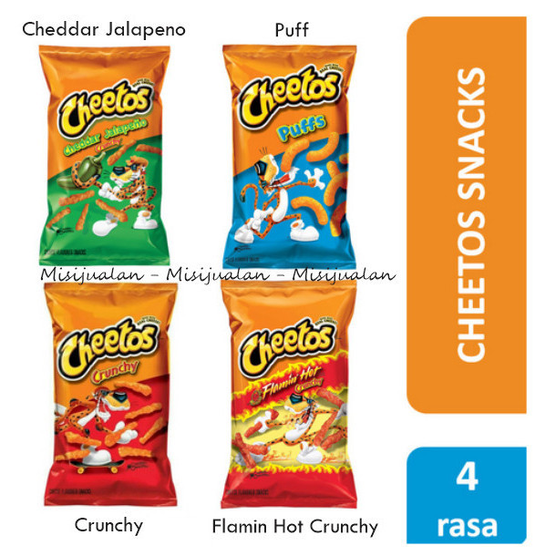 

FREE ONGKIR Cheetos snack USA Puff Hot Crunchy Jalapeno