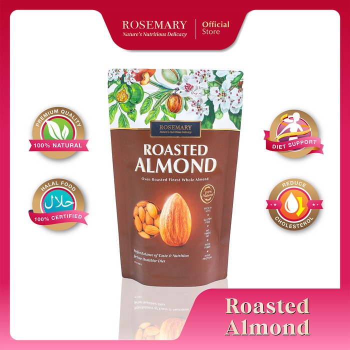 

BERGARANSI Roasted Almond - Kacang Almond Panggang - 300 Gram