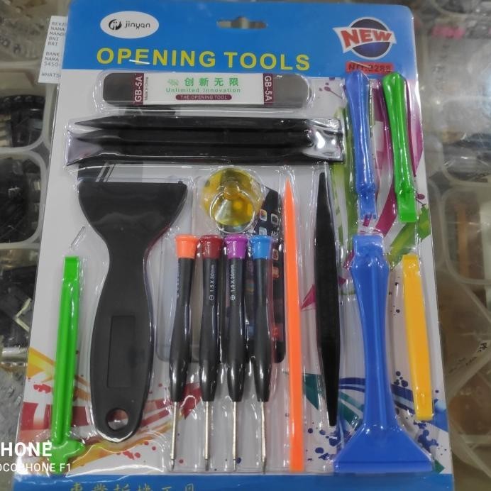 TOOL SET / OBENG 1 SET LENGKAP PEMBUKA LCD & TOUCHSCREEN