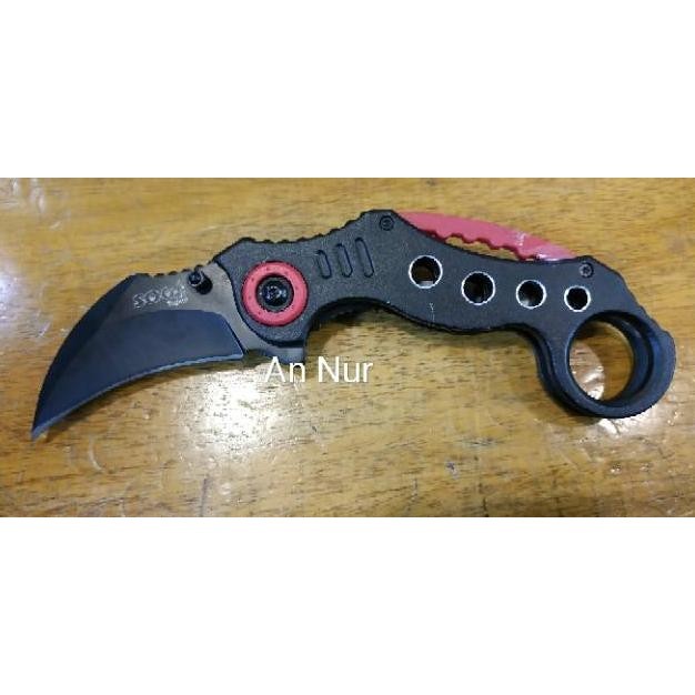ready COD KERAMBIT SOG Trident - Kerambit - Pisau Lipat - Adventure - Hiking - Silat - Bela Diri TER