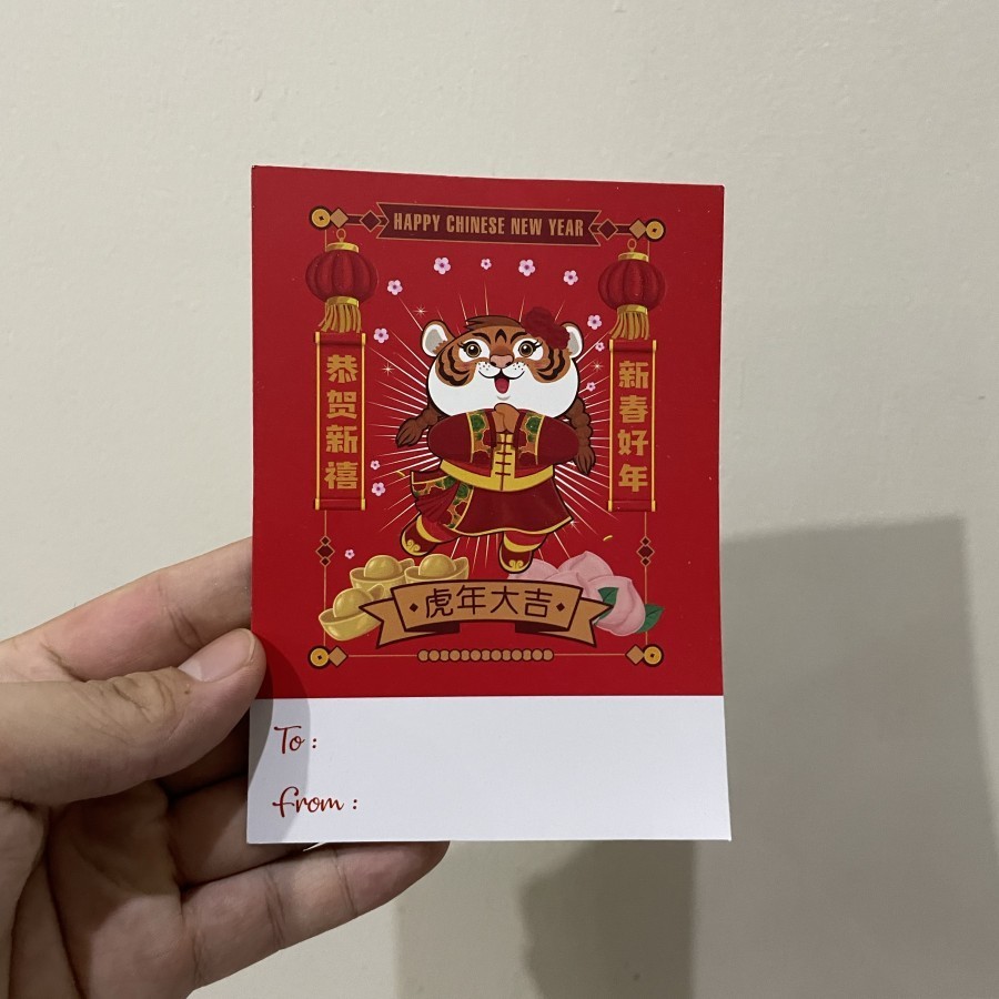 

Thankyou card imlek pretty tiger